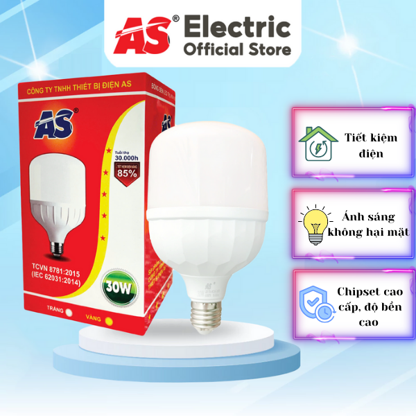 BÓNG LED TRỤ CAO CẤP ASE HỘP ĐỎ AS21