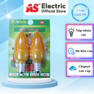 Bóng LED Thần Tài AS tiết kiệm điện, không nóng, ánh sáng đều, bền đẹp