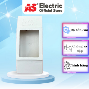 Hộp nhựa CB AS bảo vệ, chịu lực tốt, dùng cho CB chống giật