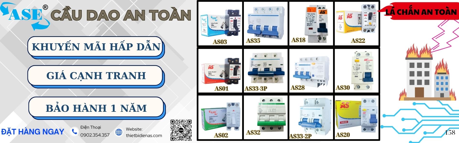 CẦU DAO AN TOÀN ASE