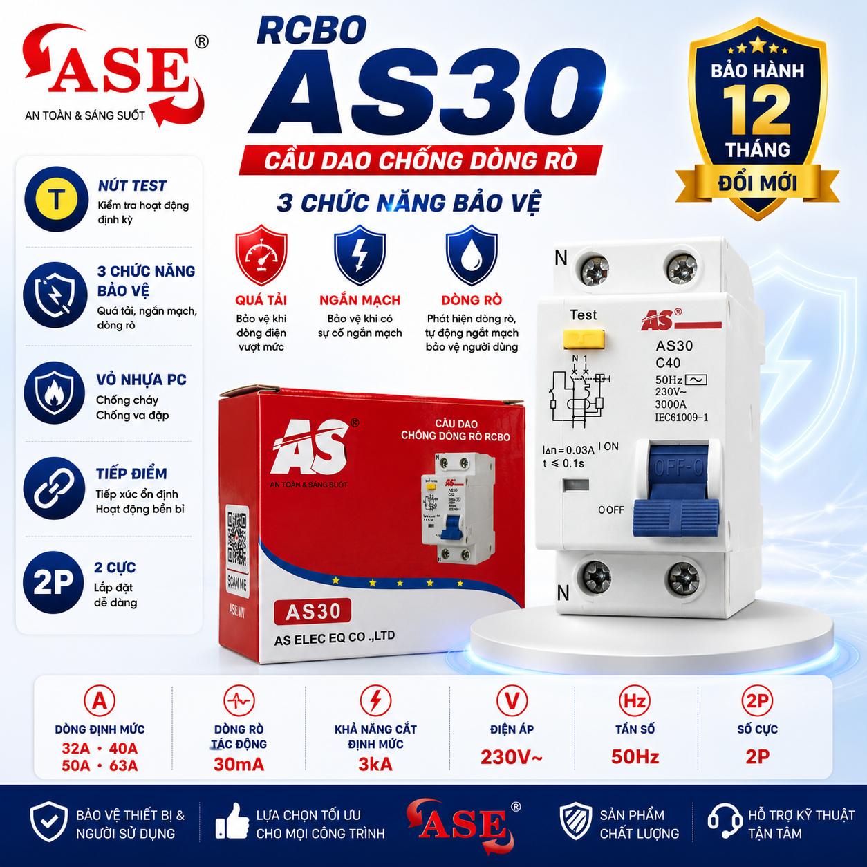 RCBO 2P