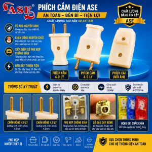 Phích cắm 4.0 ly
