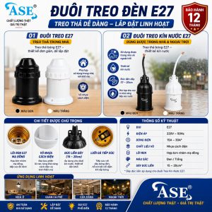 Đuôi treo e27
