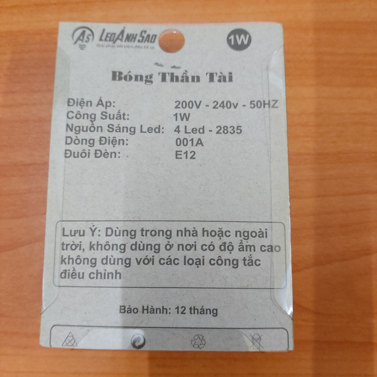 Bóng Led Thần Tài AS